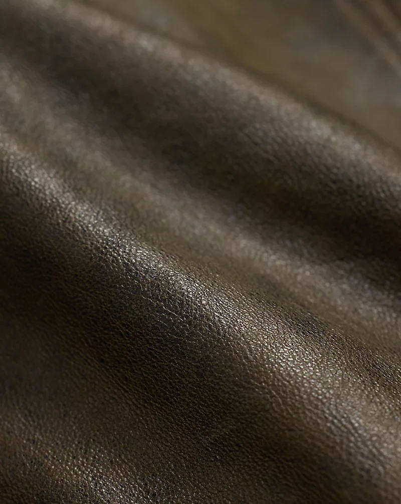 Belted Leather Jacket
