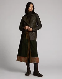 Belted Leather Jacket