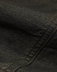 Skinny Black Denim Cargo Pant