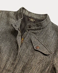 Herringbone Tweed Jumpsuit