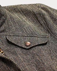Herringbone Tweed Jumpsuit