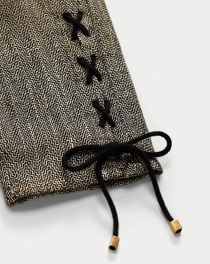Herringbone Tweed Jumpsuit