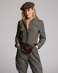 Herringbone Tweed Jumpsuit