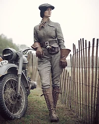 Herringbone Tweed Jumpsuit