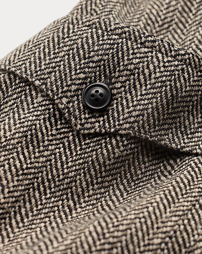 Herringbone Tweed Racerback Dress