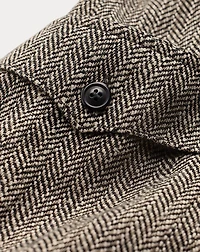 Herringbone Tweed Racerback Dress