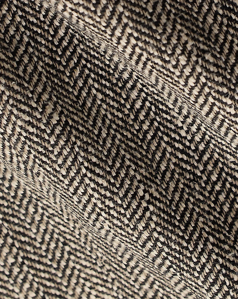 Herringbone Tweed Racerback Dress