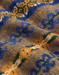 Fair Isle Jacquard Sweater Jacket