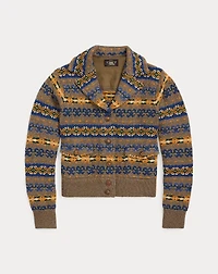 Fair Isle Jacquard Sweater Jacket