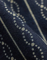Indigo Print Twill Shop Coat