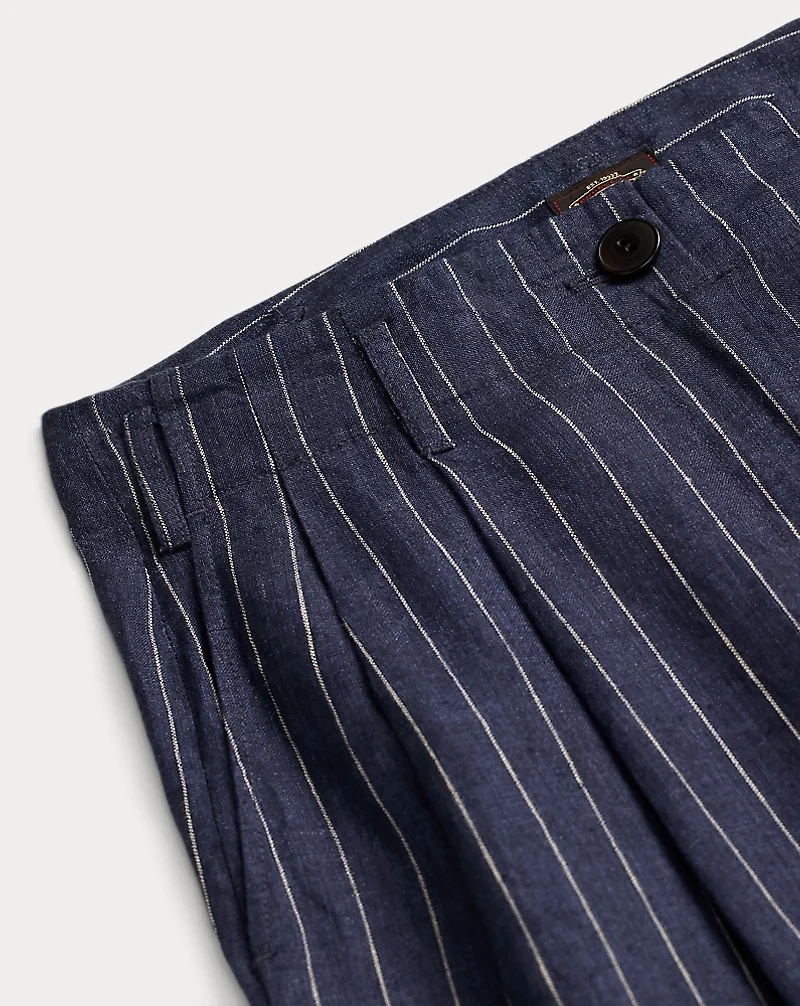 Striped Linen Trouser