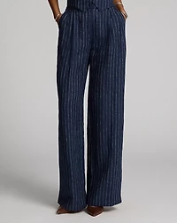 Striped Linen Trouser