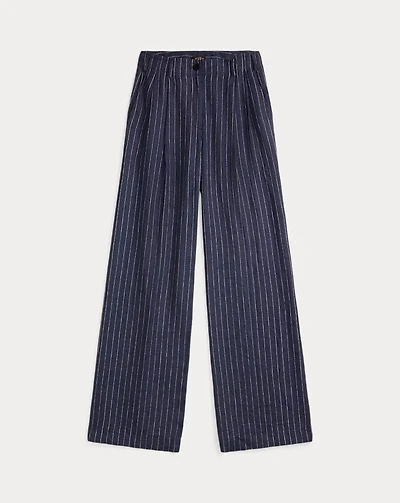 Striped Linen Trouser