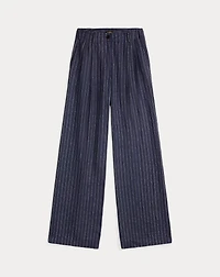 Striped Linen Trouser