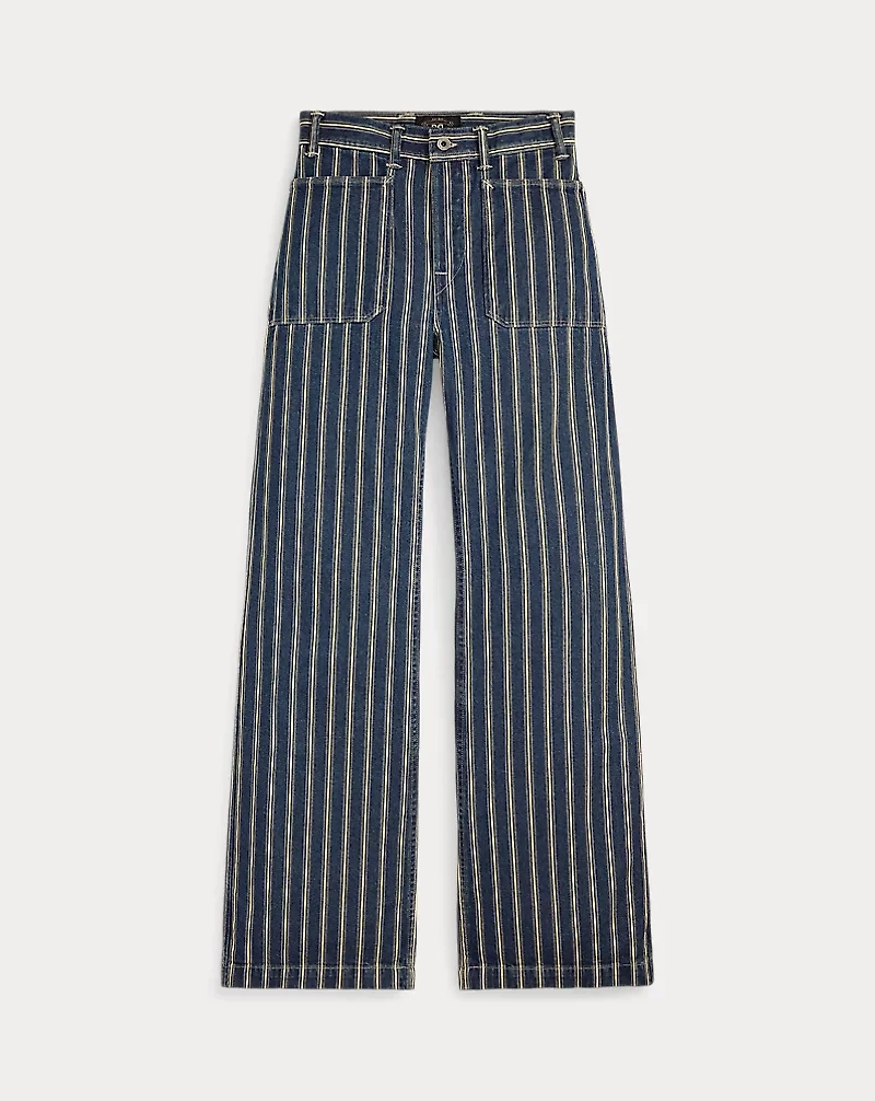 Indigo Striped Jean
