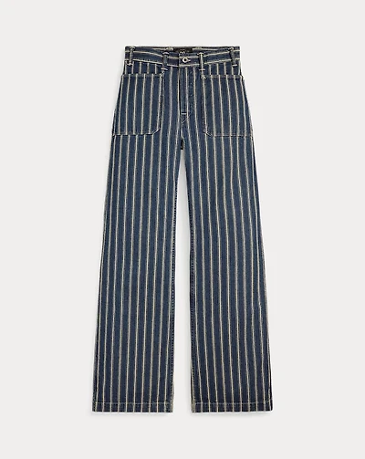 Indigo Striped Jean