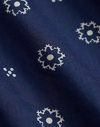 Indigo Bandanna-Print Voile Duster