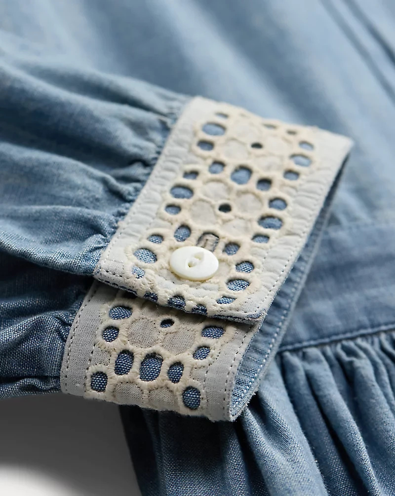 Indigo Chambray Dress