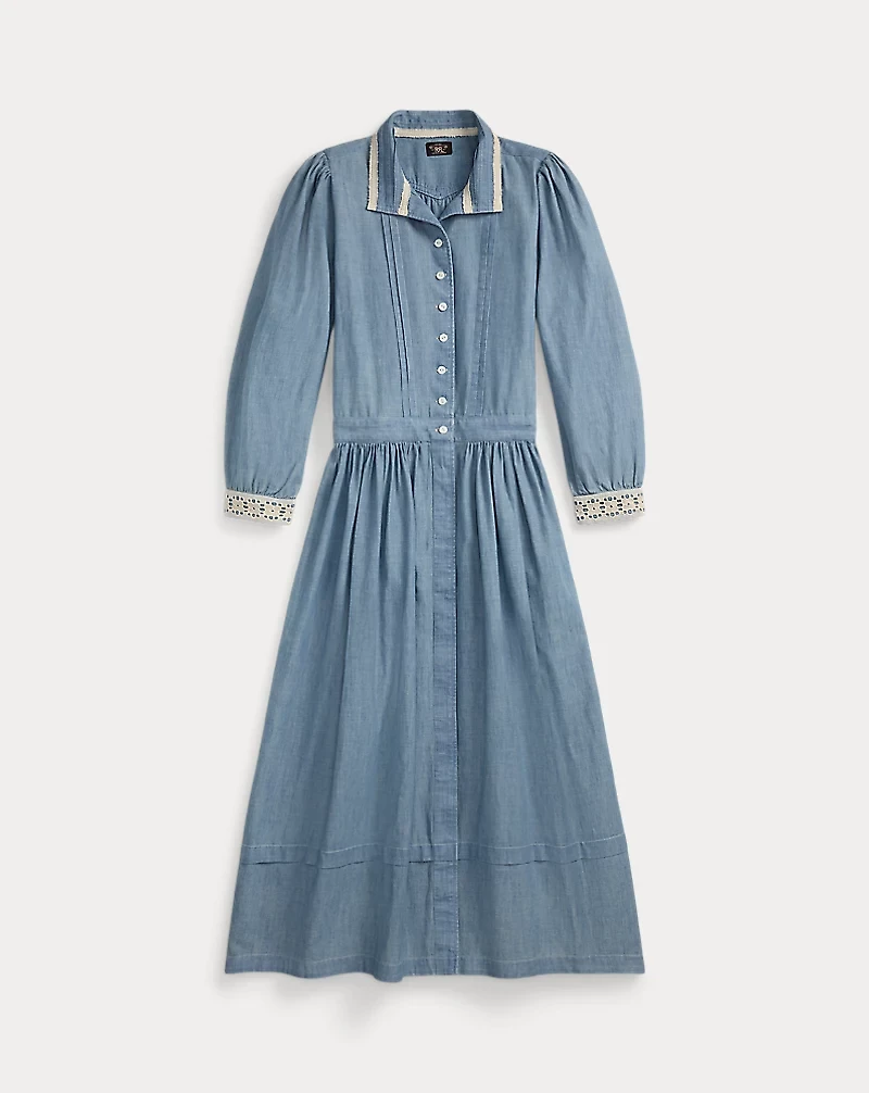 Indigo Chambray Dress