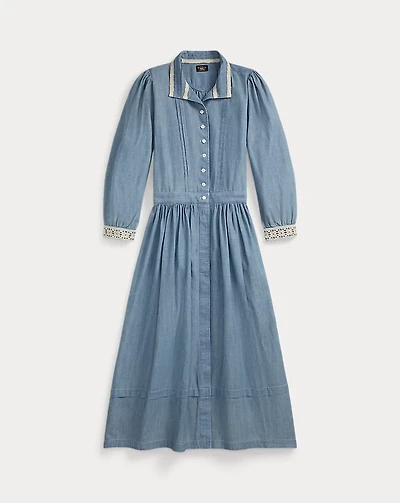 Indigo Chambray Dress