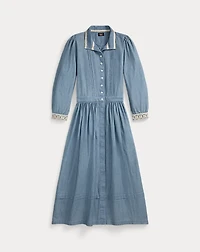 Indigo Chambray Dress