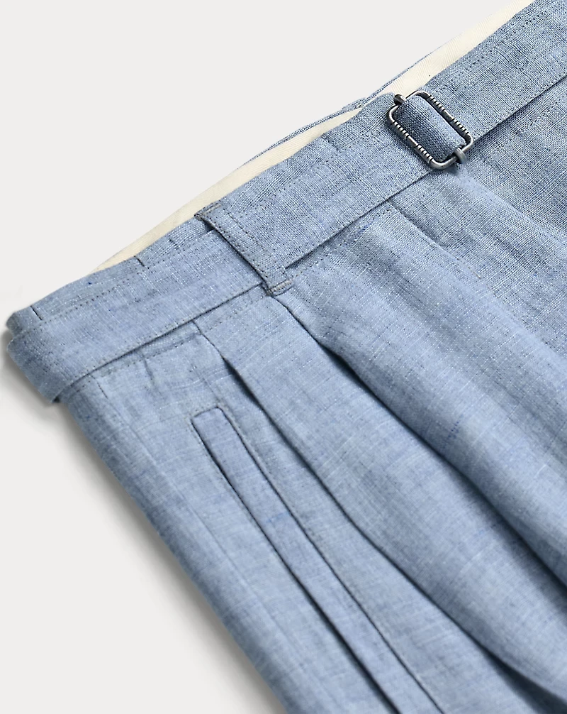 Pleated Linen Pant