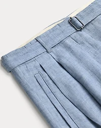 Pleated Linen Pant
