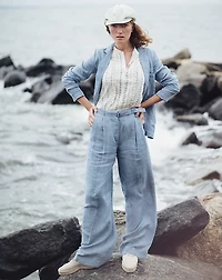 Pleated Linen Pant