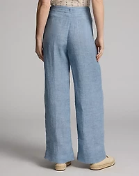 Pleated Linen Pant