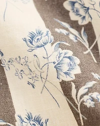 Floral-Print Linen Duster