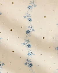 Floral-Print Cotton Voile Blouse