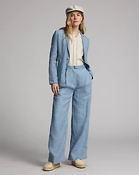 Floral-Print Cotton Voile Blouse