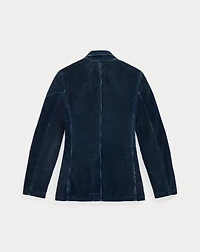 Repaired Indigo Corduroy Blazer