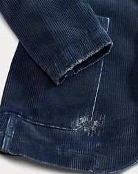 Repaired Indigo Corduroy Blazer
