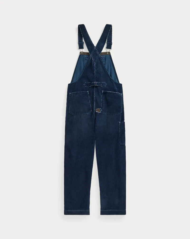 Repaired Indigo Corduroy Overall