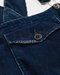 Repaired Indigo Corduroy Overall