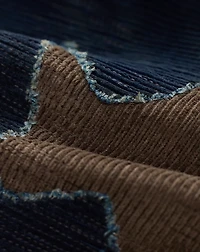 Repaired Indigo Corduroy Overall