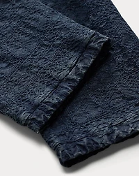 Indigo Jacquard Jumpsuit