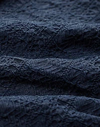 Indigo Jacquard Jumpsuit