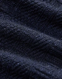 Jacquard-Knit Pointelle Wrap Dress
