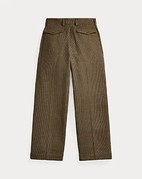 Windowpane Tweed Pant