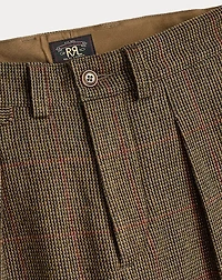 Windowpane Tweed Pant