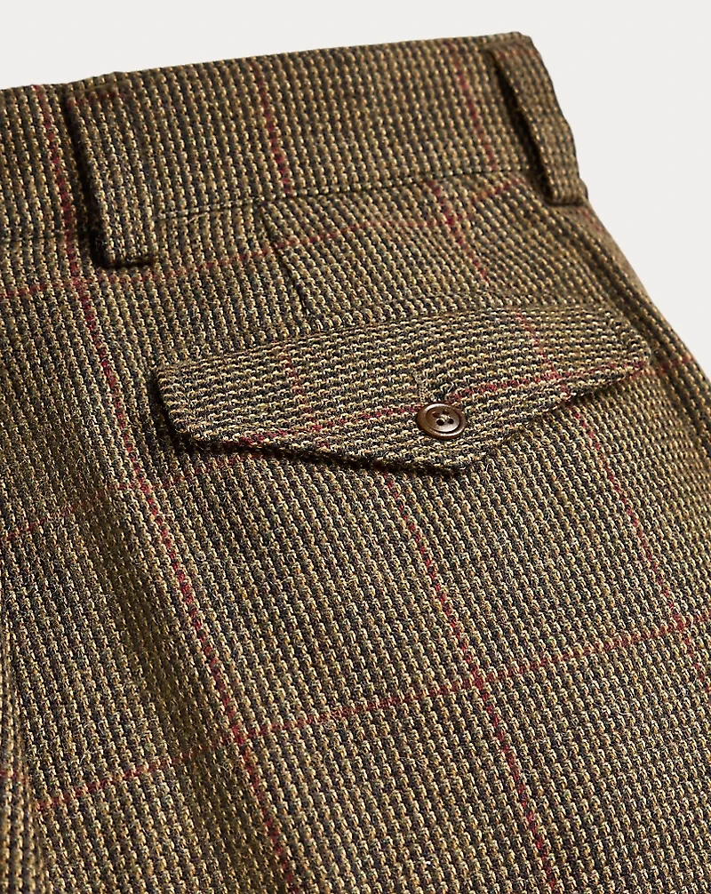 Windowpane Tweed Pant