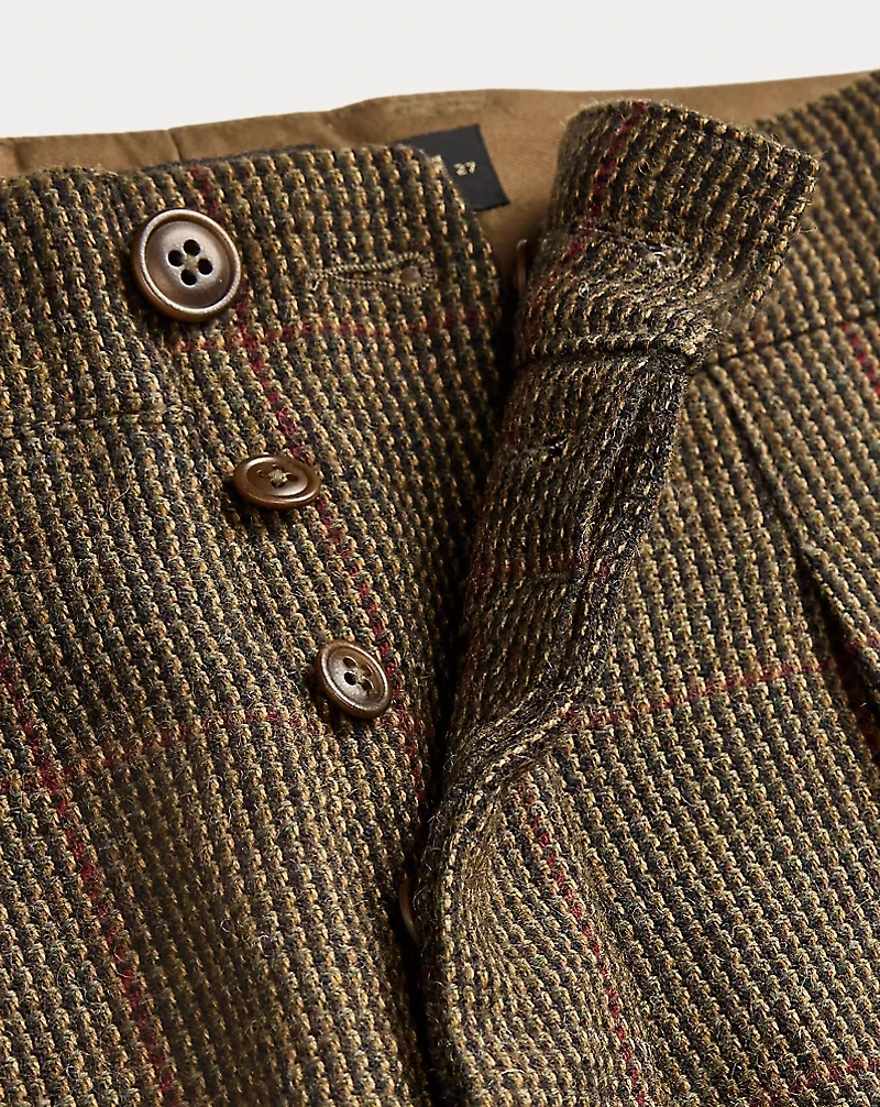 Windowpane Tweed Pant
