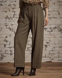 Windowpane Tweed Pant