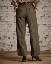 Windowpane Tweed Pant