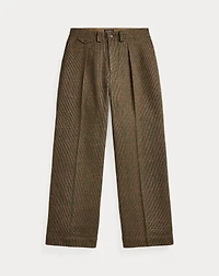 Windowpane Tweed Pant