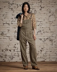Wool-Blend Herringbone Overall