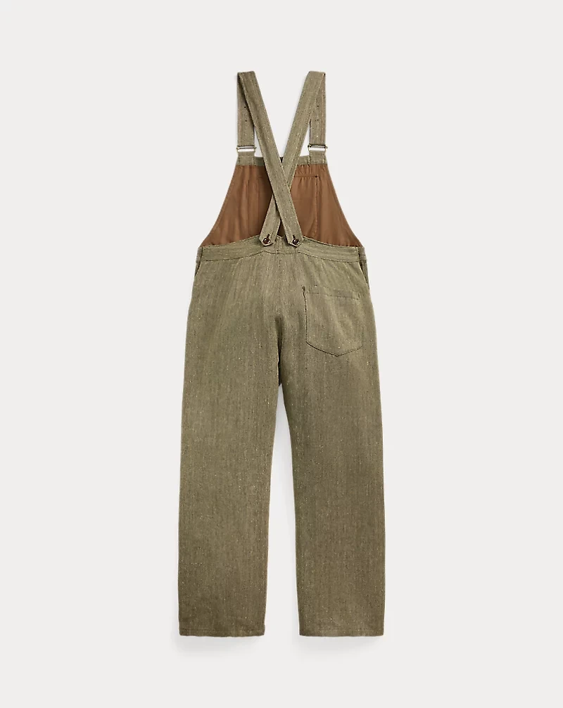 Wool-Blend Herringbone Overall