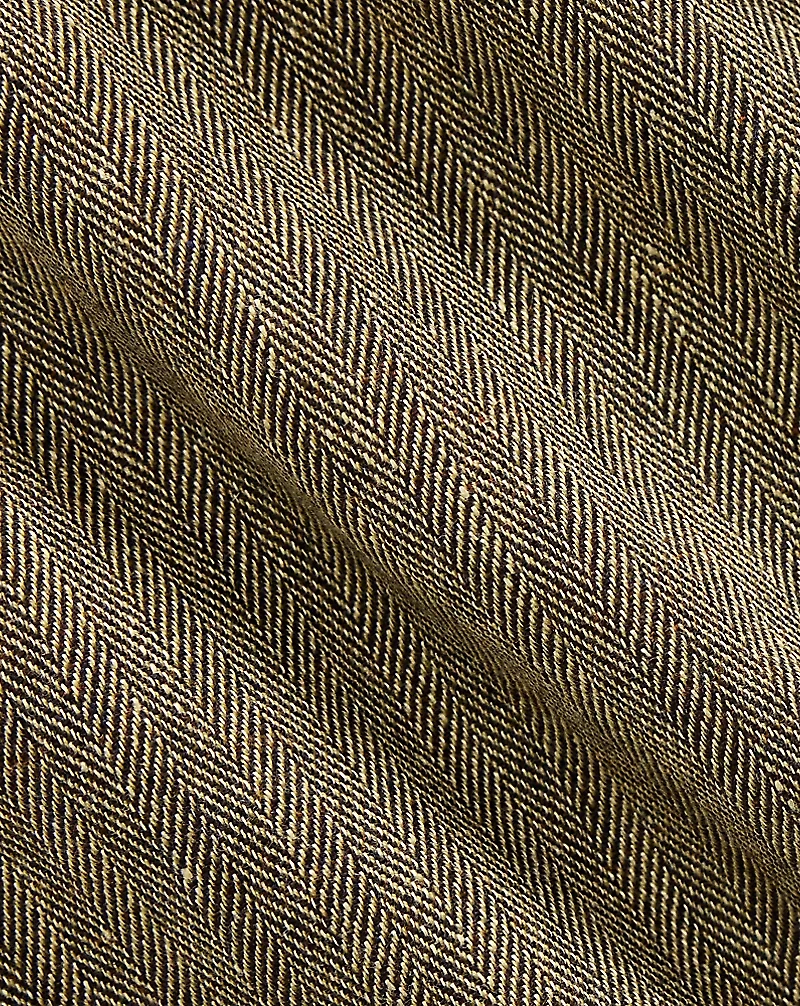 Wool-Blend Herringbone Overall